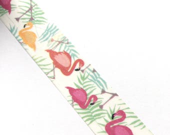 Kawaii Flamingo washi tape scrapbooking bujo journal