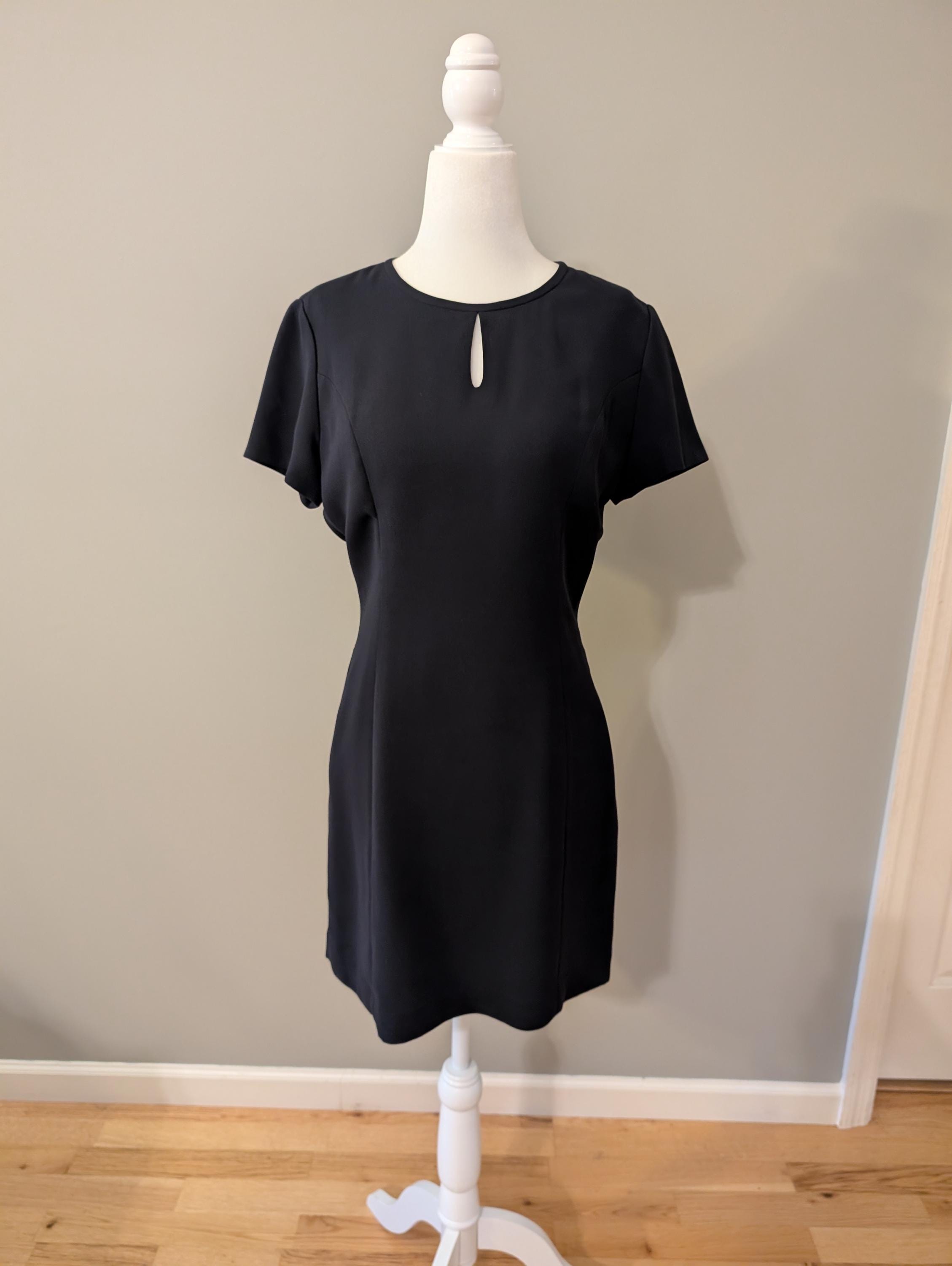 black dress 90s style 90s Baby Satin Mini Dress Black