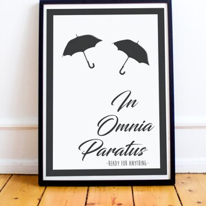In Omnia Paratus Typography Print Gilmore Girls Rory Etsy Canada In Omnia Paratus Typography Print Gilmore Girls Rory Etsy Canada