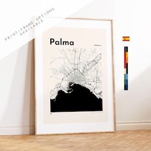 Palma Imprimir mapa de la ciudad - España