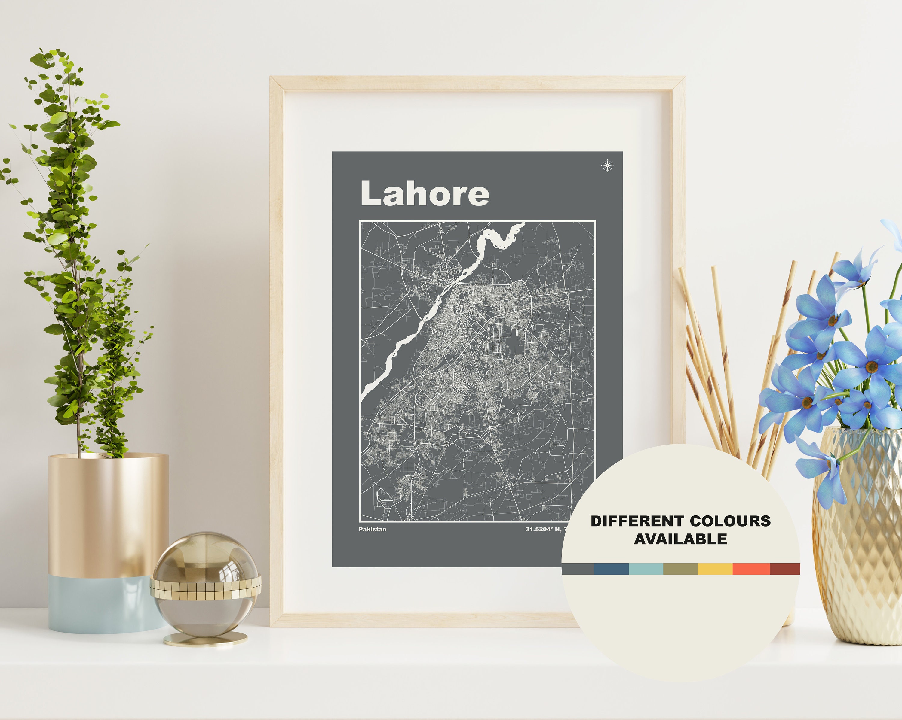 Allama Iqbal Town Lahore Map
