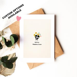 Cornish Mothers Day Card -  Mother's Day Card - Blank Inside or Include Message - Envelope Included -  Dy'gol an mammow lowen