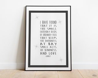 Affiche De Citation Galadriel Meme La Plus Petite Personne Etsy Canada