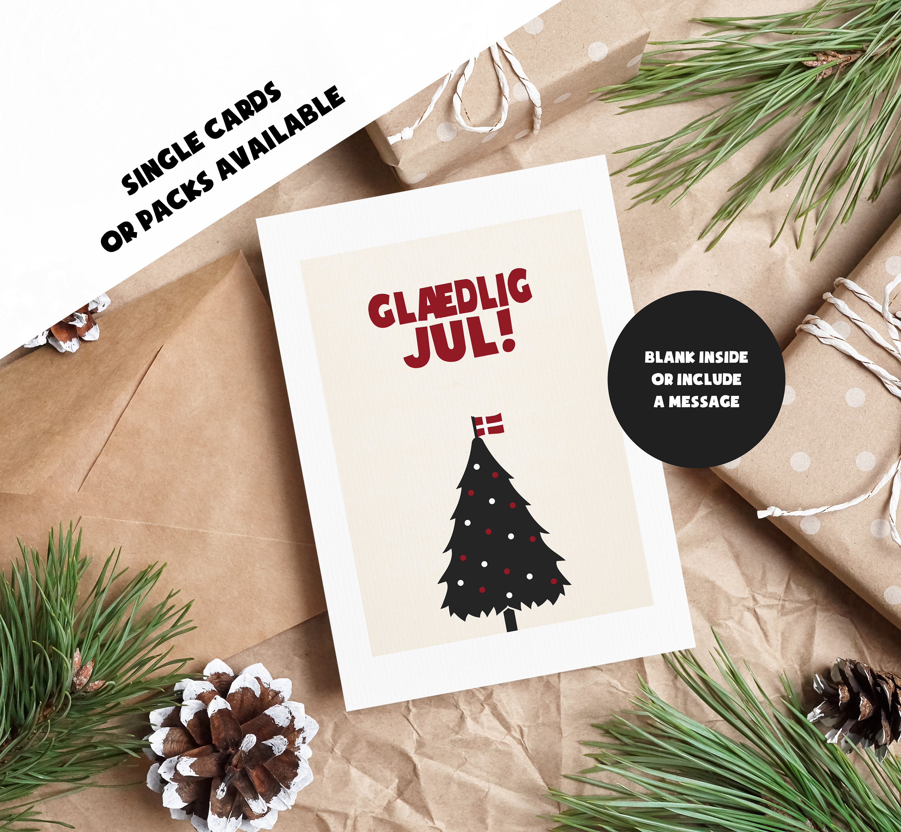 Julekort - Etsy, image size:3000x2771