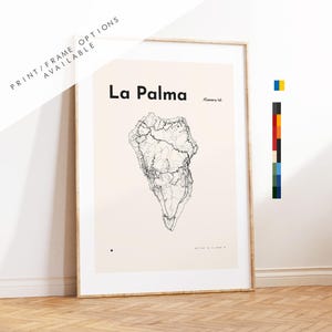 La Palma Mapa - Canarias