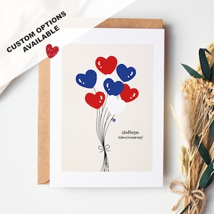 Gleðilegan Valentínusardag - アイスランドのバレンタインデーカード - 中は空白またはメッセージを含む - 封筒付き - Valentínusardag