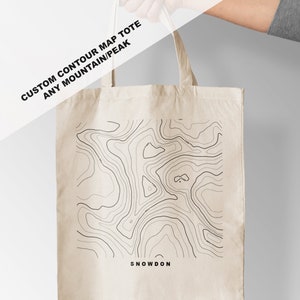 T-shirt de randonnée personnalisé - N'importe quelle montagne ou pic - Carte de contour - T-shirt  - Différentes couleurs disponibles