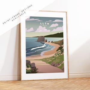 Llŷn Peninsula - Gales - Cartel de viaje - Impresión de viaje - Impresión - Cartel - Arte de pared
