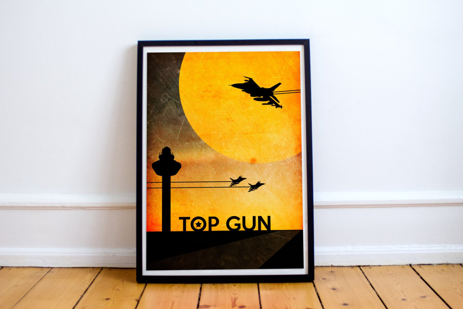 Top Gun Poster Wall Art Print Tom Cruise Quote Etsy