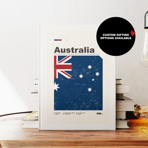 Carnet Australie - A5 ou A4 - Carnet de cartes - Journal à couverture rigide - Cahier à reliure circulaire - Ligné - Graphique - Papier ordinaire - Petit cadeau - Cadeau