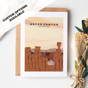 Bryce Canyon Greeting Card - Bryce Canyon National Park - US National Parks Greeting Cards - Envelope Included - White Recycled Card