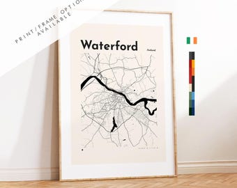 Waterford Stadtplan zum Ausdrucken - Irland