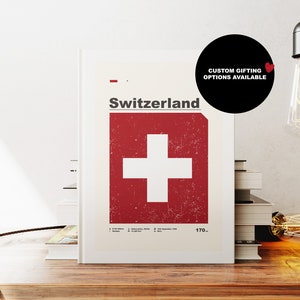 Carnet de notes Suisse - Drapeau - A5 ou A4 - Carnet de cartes - Carnet à couverture rigide - Carnet à reliure à anneaux - Ligné - Graphique - Papier ordinaire - Petit cadeau