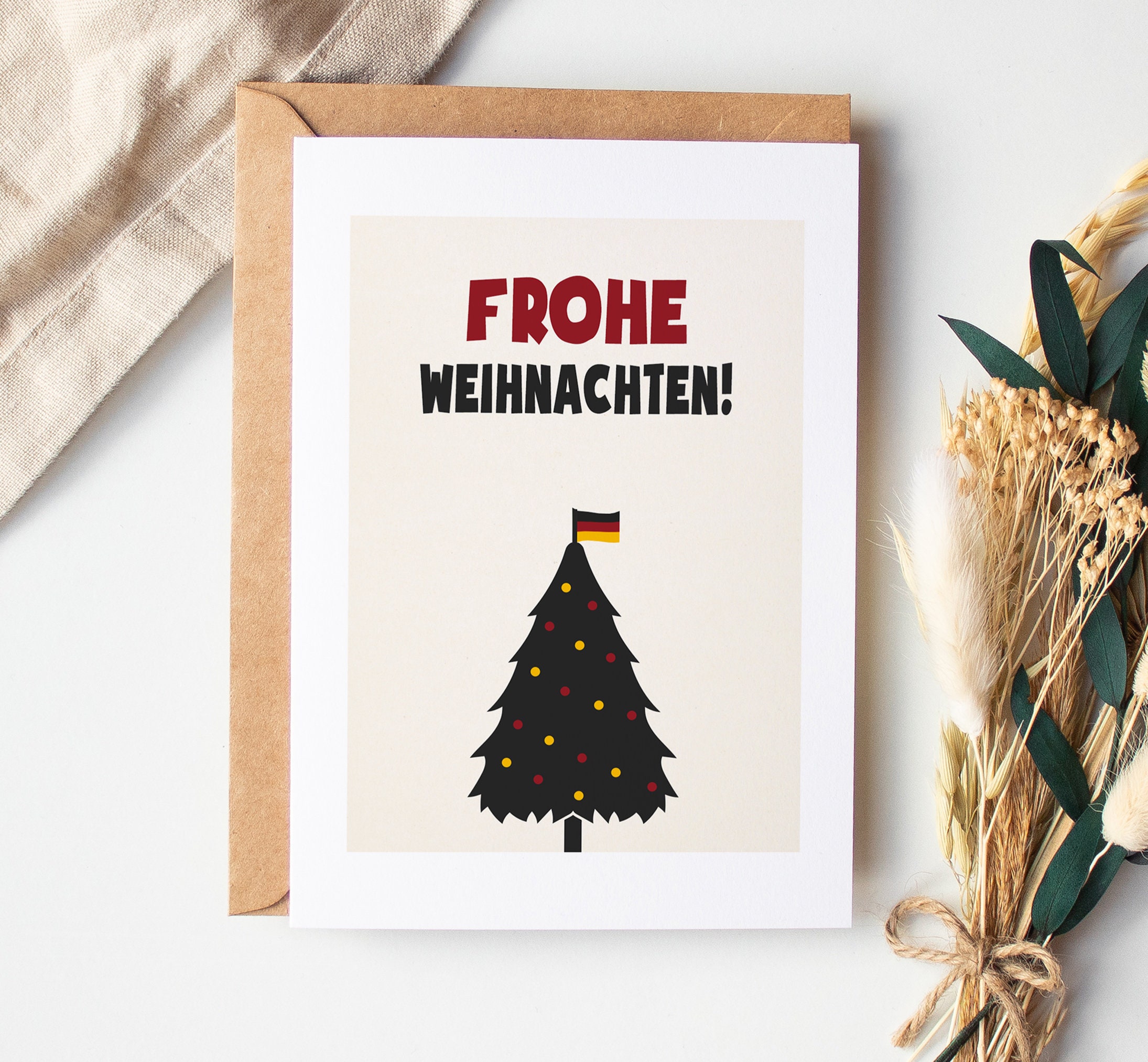 Prime Greetings Weihnachtskarte Für Ehemann – 12,7x19,7 Cm, Dicker Karton, Umweltfreundlich, Made In USA
