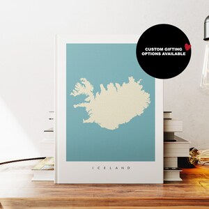 Quaderno Islanda - A5 o A4 - Quaderno mappa - Diario copertina rigida - Quaderno ad anelli - A righe - Grafico - Carta normale - Piccolo regalo - Regalo