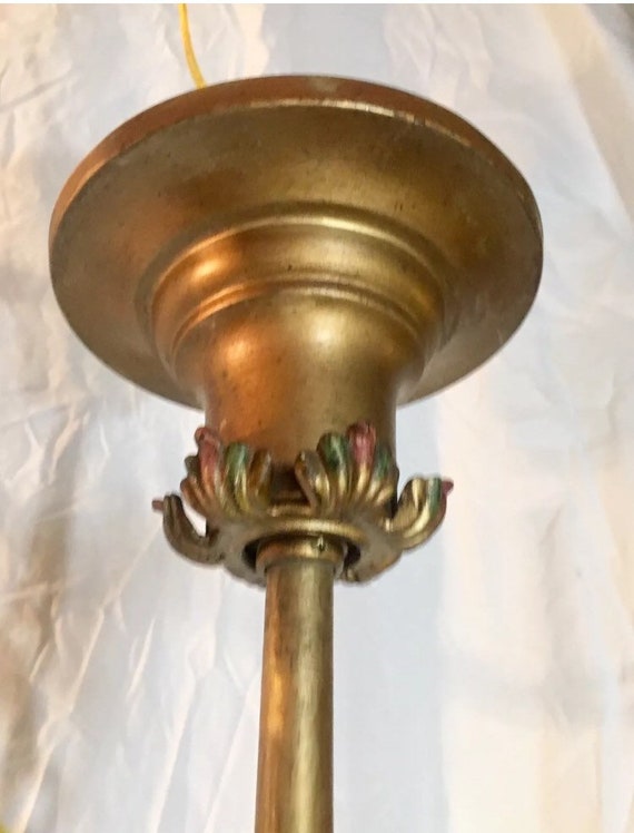 Authentic 1920's 1930s Chandelier Victorian Light Fixture.Art NouveauArt Deco chandelier, metal tassel.Five Hubbel light sockets Chandelier Authentic 1920's 1930s Chandelier Victorian Light Fixture.Art NouveauArt Deco chandelier, metal tassel.Five Hubbel light sockets Chandelier