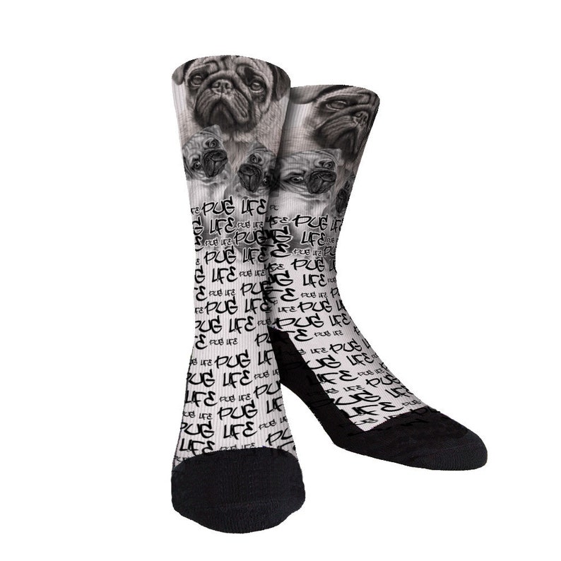 Pug Life JustSockz Crew Socks