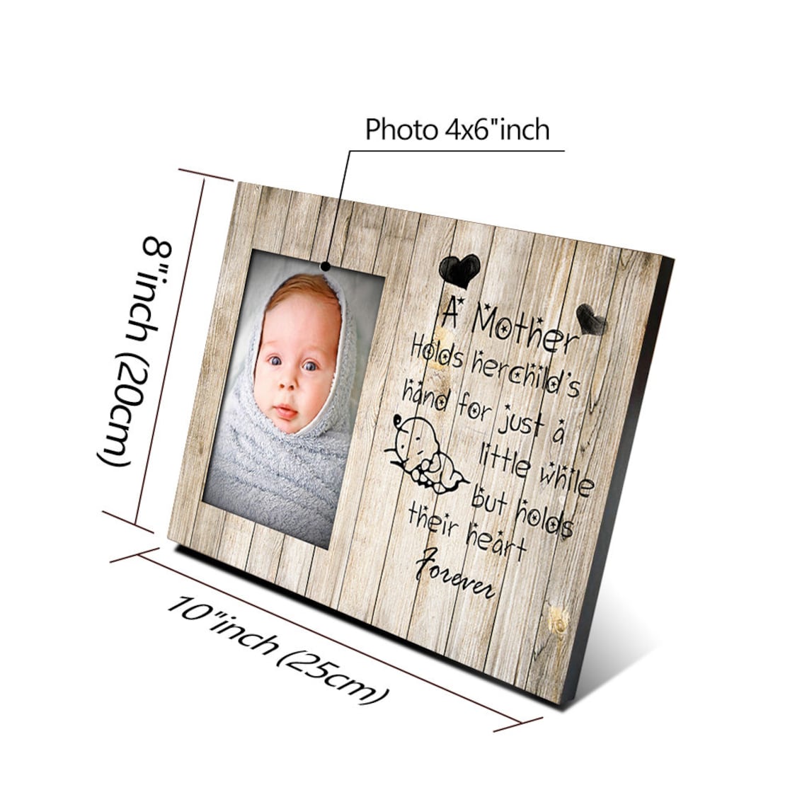 Personalized Baby Picture Frame New Parents Picture Frame Etsy