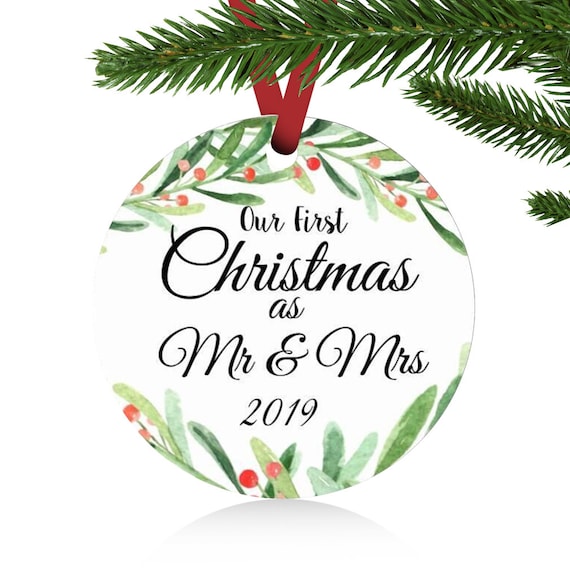 our first christmas ornament 2018