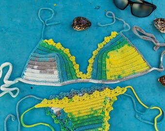 Crochet swimwear, Sexy Bikini, Women Swimwear, Beach Wear, Summer Trends  - Made in Ukraine