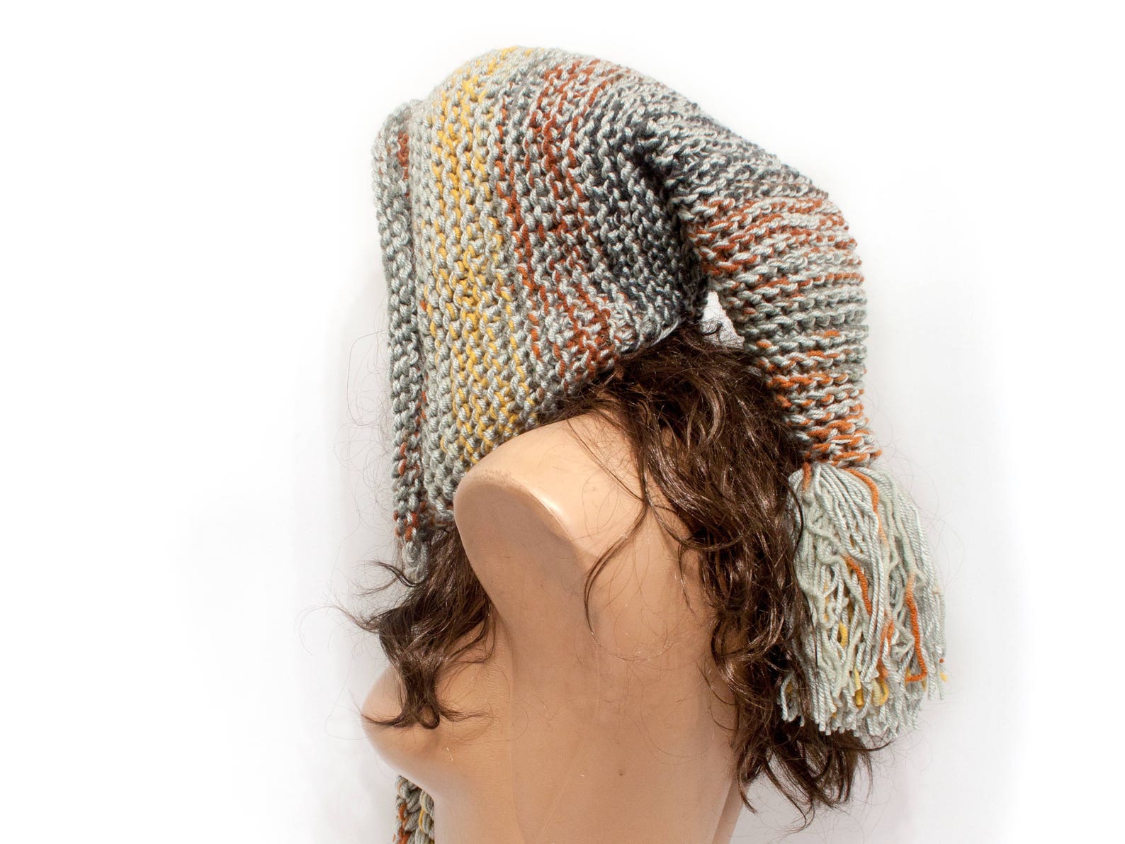 Instant Download Knitting Pattern Pixie Hat Slouchy Etsy