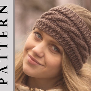 Instant Download Knitting Pattern - Headband - Warm ears Pattern - Knit turban - Knit Womens