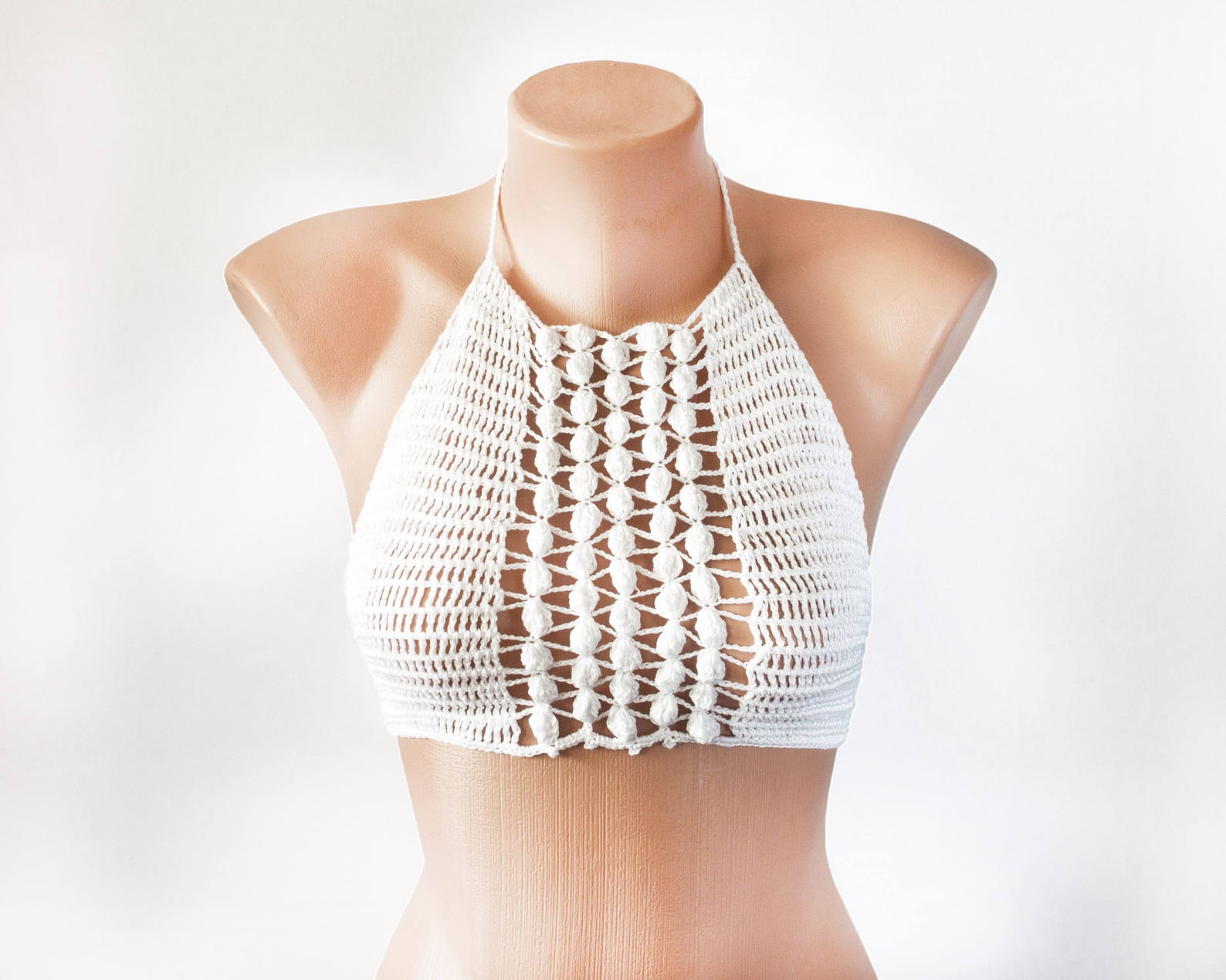 Crochet Bikini White Crochet Bikini Top Women Bikini Top Etsy