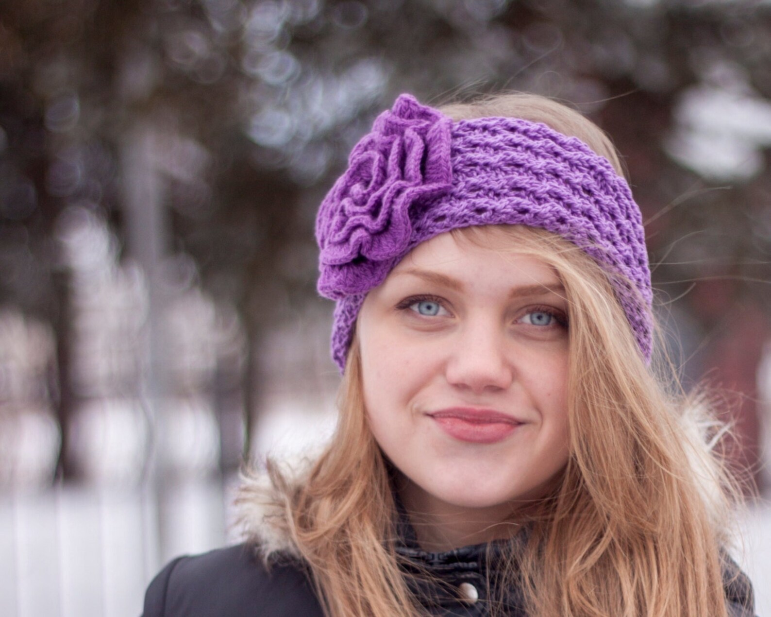 Headband With a Flower Sport Headband Gift for Women Bandage Etsy