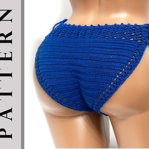 Instant download CROCHET PATTERN, Crochet Bikini Bottom, Women Bikini bottom, Instant Download, DIY