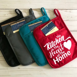 Custom Home Decor Pot Holders, Fun Kitchen Quotes, Housewarming Gift, Christmas Gift, New Home Gift, Gift for Her, Birthday Gift