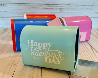 Valentines Day Mailbox, Kids Valentine, Mini Mailbox, Personalized Kids Mailbox