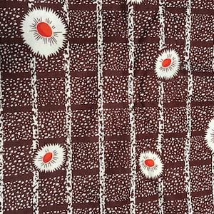 Brown Cotton Print, DS Quilt Collection Fabric, 2 Yards