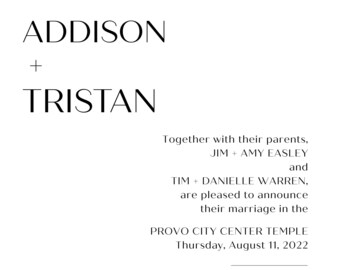 10 Piece Customized Modern Wedding Suite, High Res, Minimalist, Contemporary Style