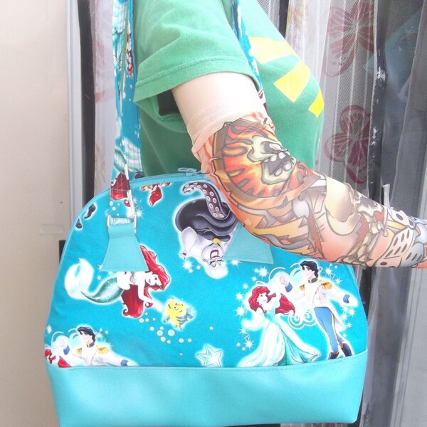 Little Mermaid  Bowler Bag     Disney Eric Ursula