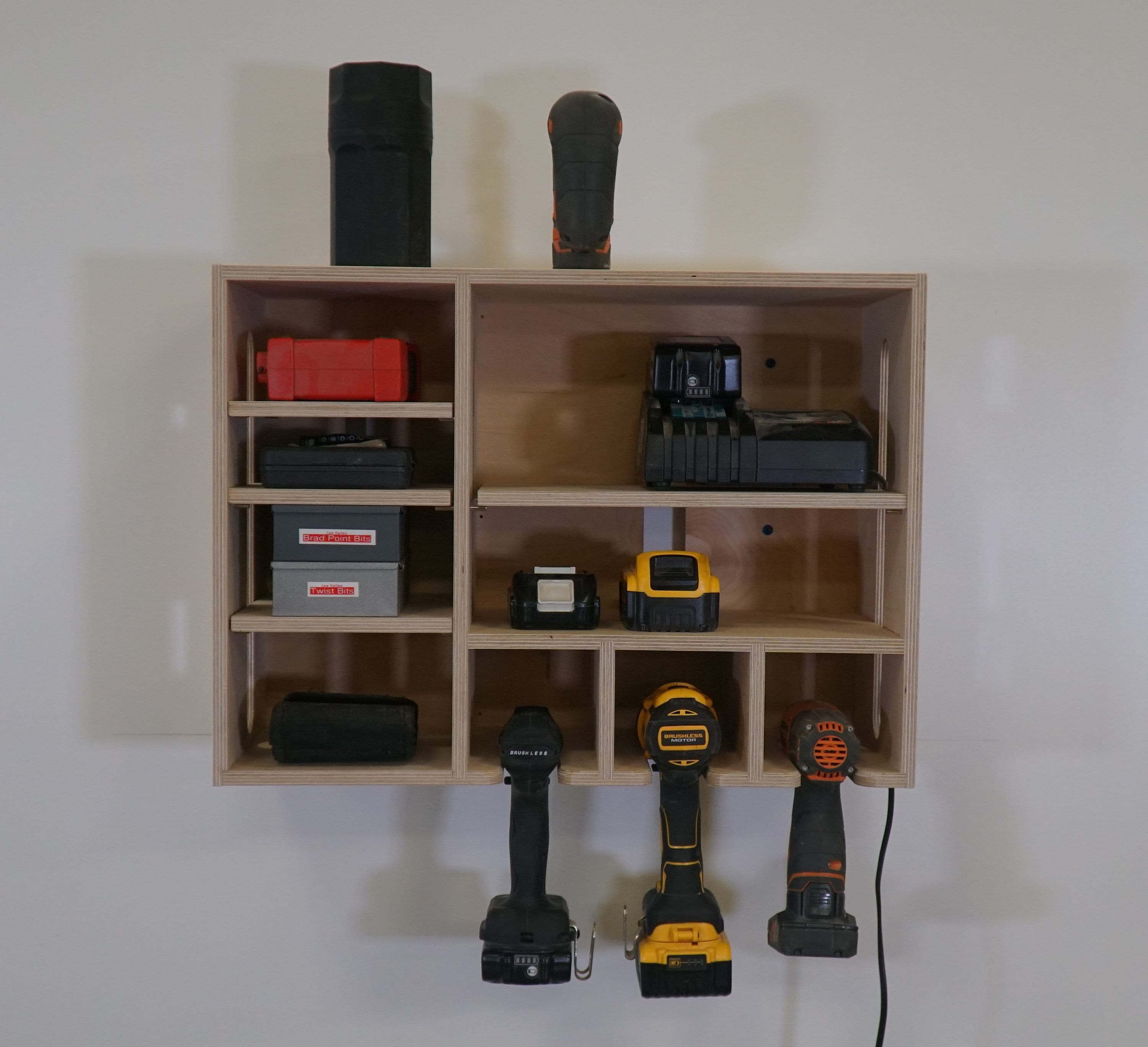 storage charging station for drills