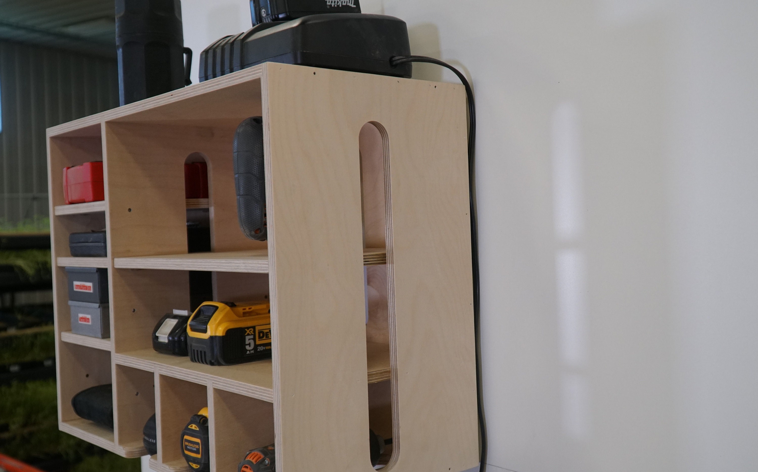 Drill Storage Charging Station Etsy