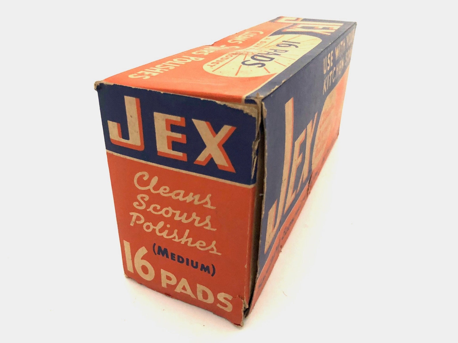 Jex Steel Wool Pads Vintage Jex Kitchen Steel Wool Pads Etsy