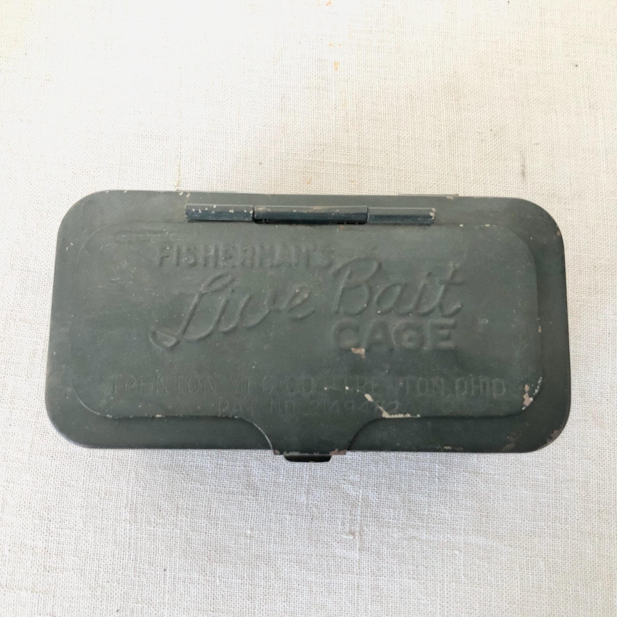 Boîte à Appâts Métal Bob-Bet – Vintage Années 1940, Pêche, Super état