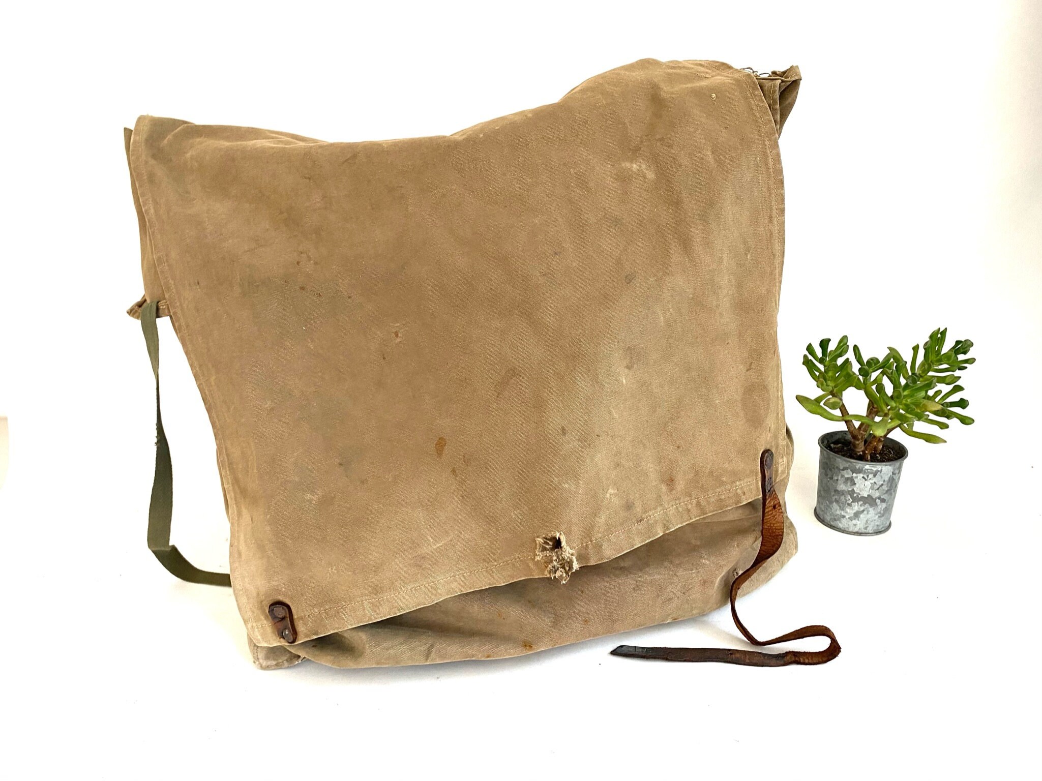 Art & Collectibles Back Pack Repurpose Back Pack Rucksack U.S Military