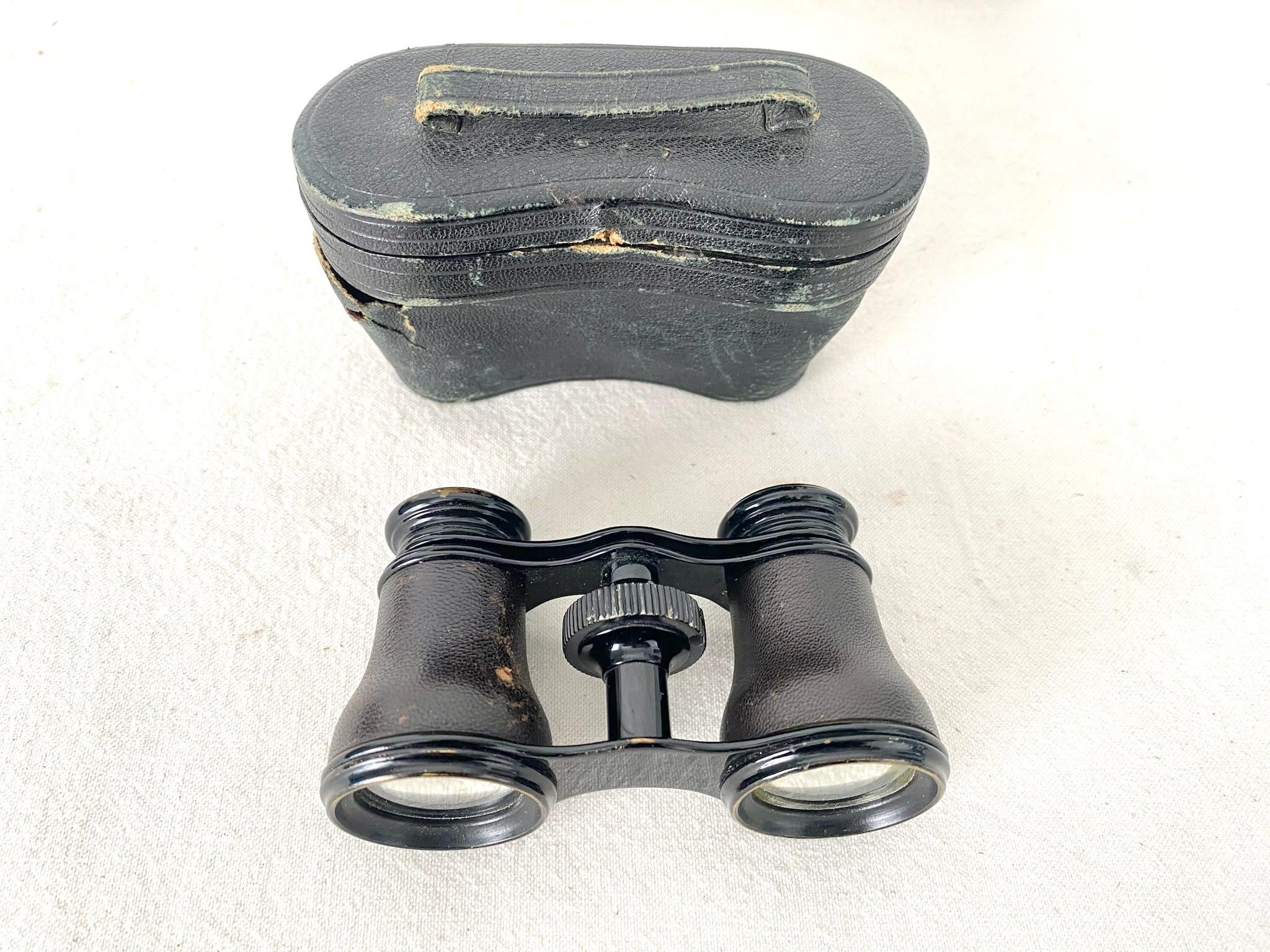 Vintage Lemaire Fabt Paris Opera Glasses Binoculars With Case