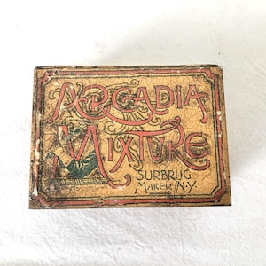 arcadia tobacco McClelland's (2000) : r/PipeTobacco Rice Bran Wax Antique Arcadia Mixture Embossed Lid