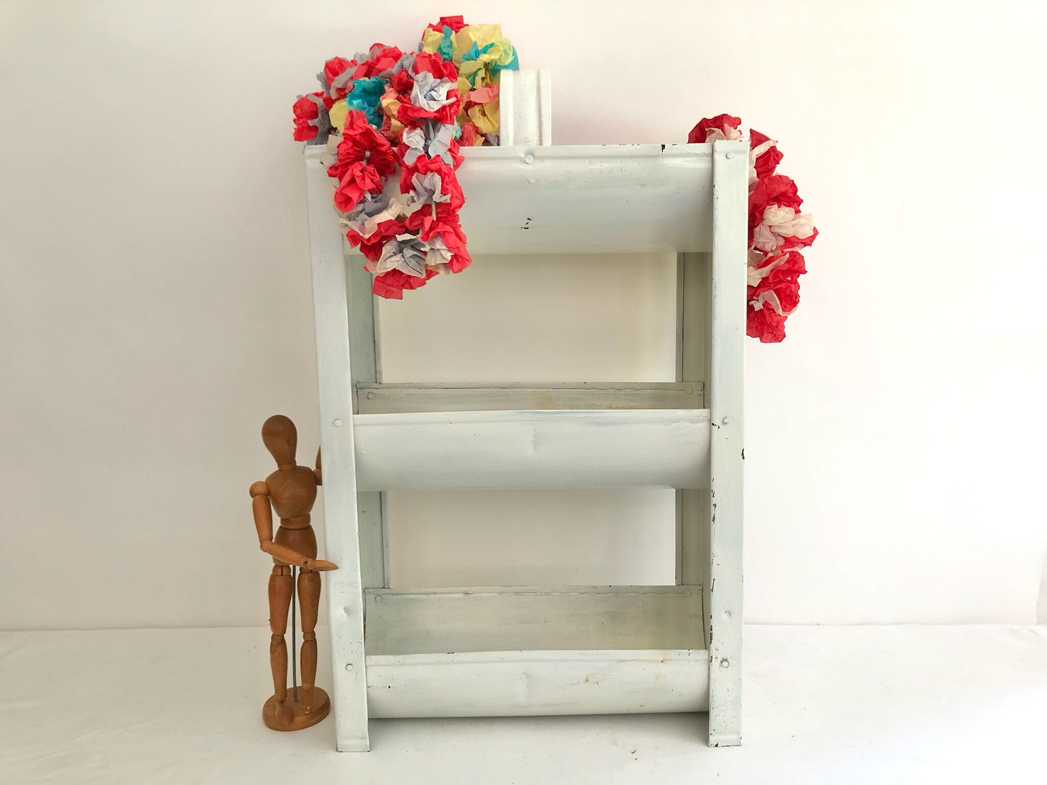 Vintage Metal Vegetable Bin