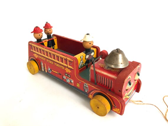 antique toy fire trucks