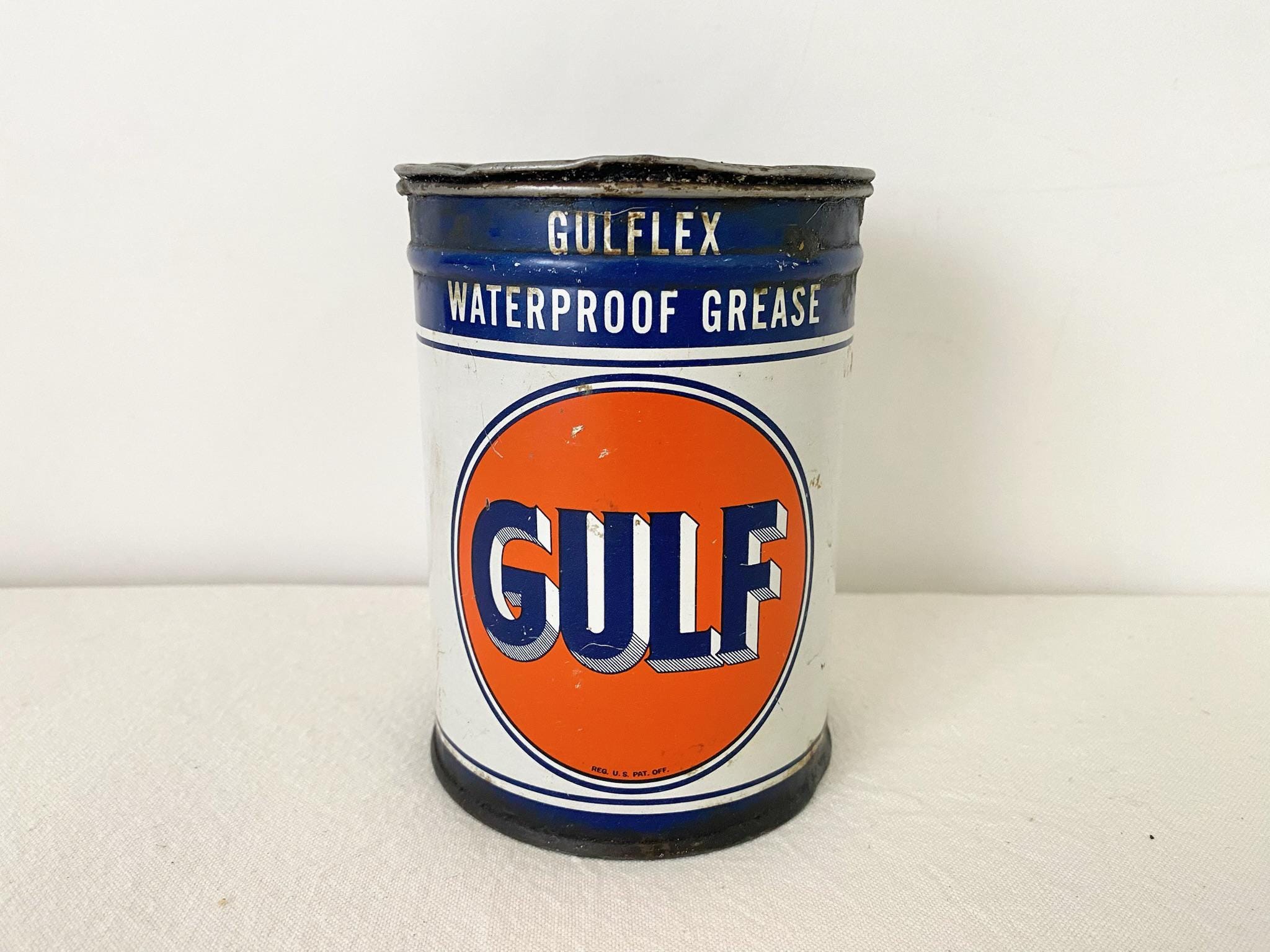 Vintage Gulf Oil Can - Etsy