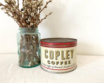 Vintage Copley Coffee Can 1 LB. Size - New England Coffee