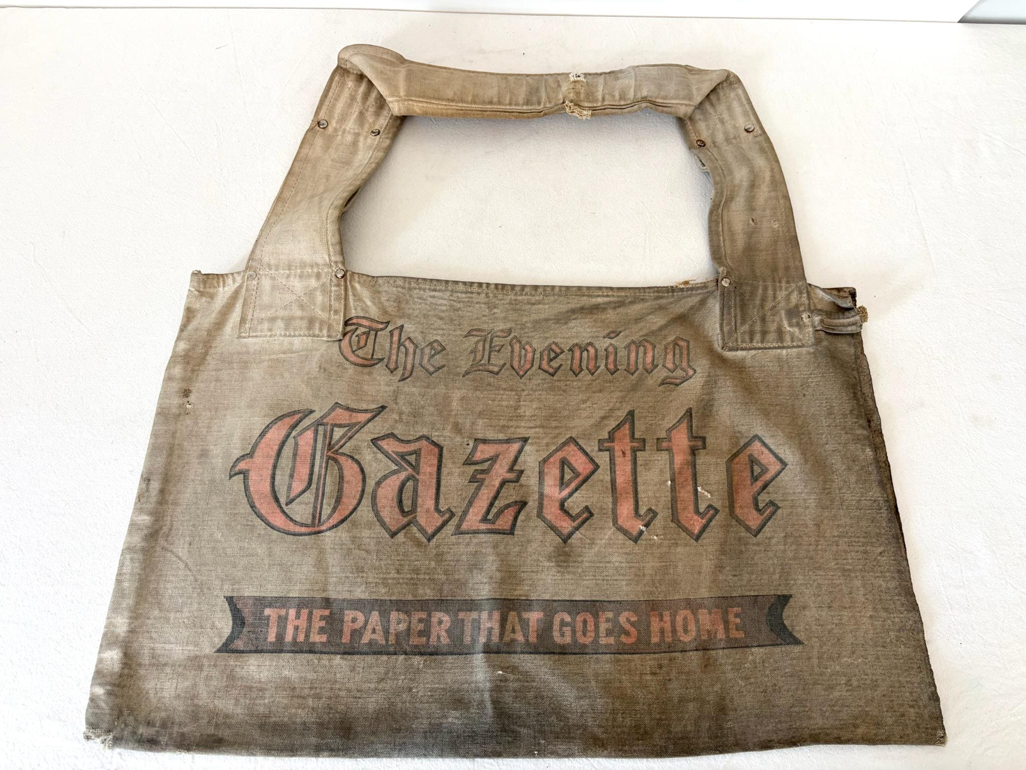Vintage Newspaper Delivery Bag - Etsy