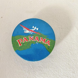 Vintage Panama Manifold Supplies Typewriter Ribbon Tin