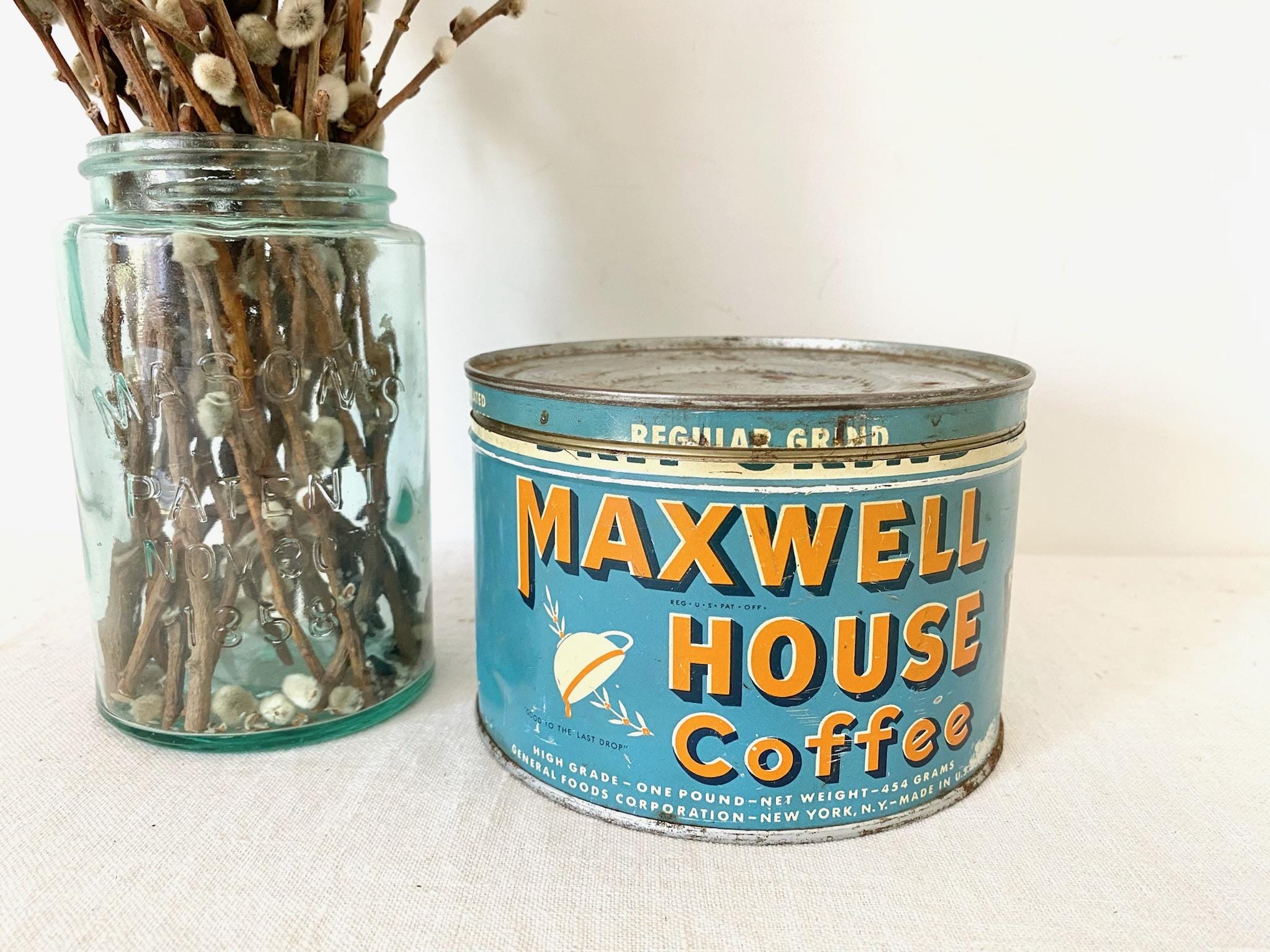 Maxwell House Coffee Vintage - Etsy