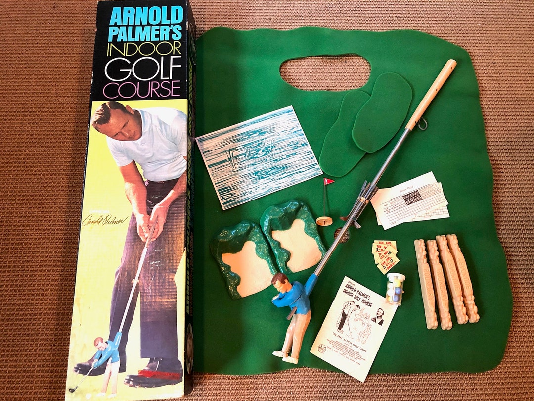 Arnold Palmer Toy Golf Game - Vintage 1960s Marx Toy Arnold