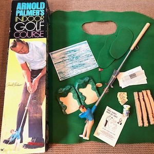 Arnold Palmer Toy Golf Game - Vintage 1960s Marx Toy Arnold